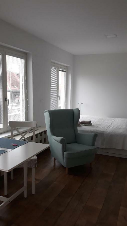 Cool Studio Apartment Praha Bagian luar foto